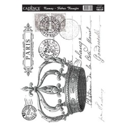 zdobienie tkanin, transfery Cadence