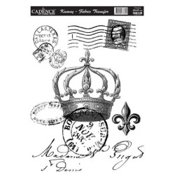 zdobienie tkanin, Termo transfery Vintage Cadence