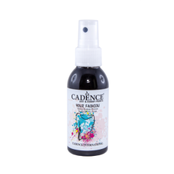 Farba do tkanin w sprayu czarna 100ml