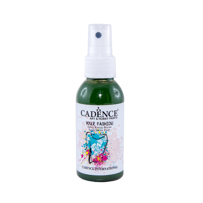 Farba do tkanin w sprayu liściasty 100ml