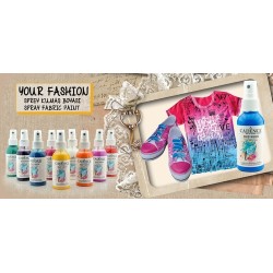 Farba do tkanin w sprayu biały 100ml