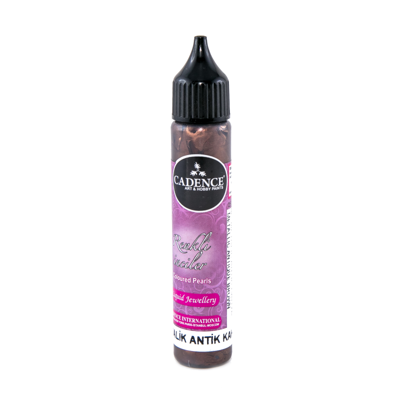 Perełki w sztyfcie 25ml - antyczny brąz