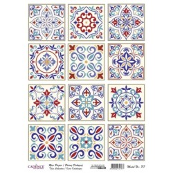 Papier ryżowy Cadence A4 do decoupage i scrapbookingu