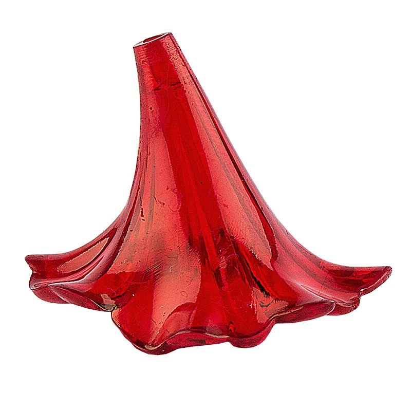 Kielich kwiatowy 2, 3,9 cm x 3,0 cm, czerwony, 10 sztuk