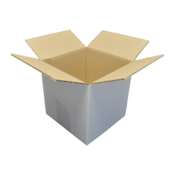 Karton klapowy wysyłkowy na Exploding Box biały 15x15x15cm