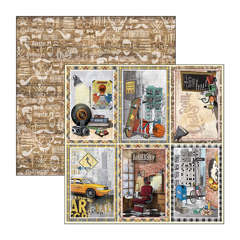 Hipster rozm. 30,5x30,5cm  CBSS113