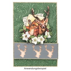 Dziurkacz magnetyczny, jeleń, 3,3 cm x 2,6 cm