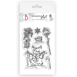 Ciao Bella stemple, Zimowy czas nr 3, 6 szt,, rozm. 10x15 cm