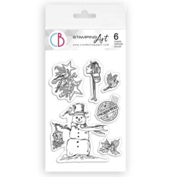 Ciao Bella stemple, Zimowy czas, 6 szt, rozm. 10x15 cm