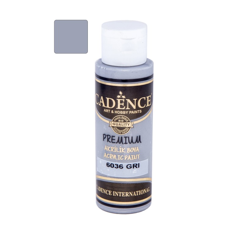 Farba akrylowa Premium 70 ml, szary