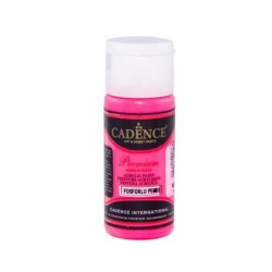 Farba Premium fluorestencyjna 25ml, róż