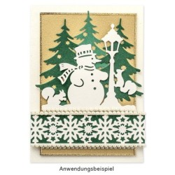 Wykrojnik do papieru,  śnieżynki 2szt