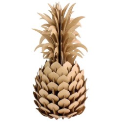 Puzzle 3d z tektury - Ananas 14x28 cm
