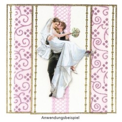 Naklejki strukturalne, Młoda Para, rozm. 21x30cm