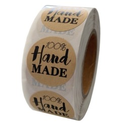 Naklejki 100% Hand Made, 500 szt