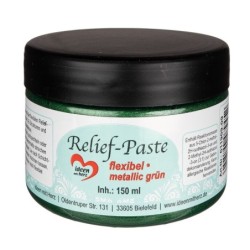 Pasta strukturalna flexible, metalizowana 150 ml, zielona