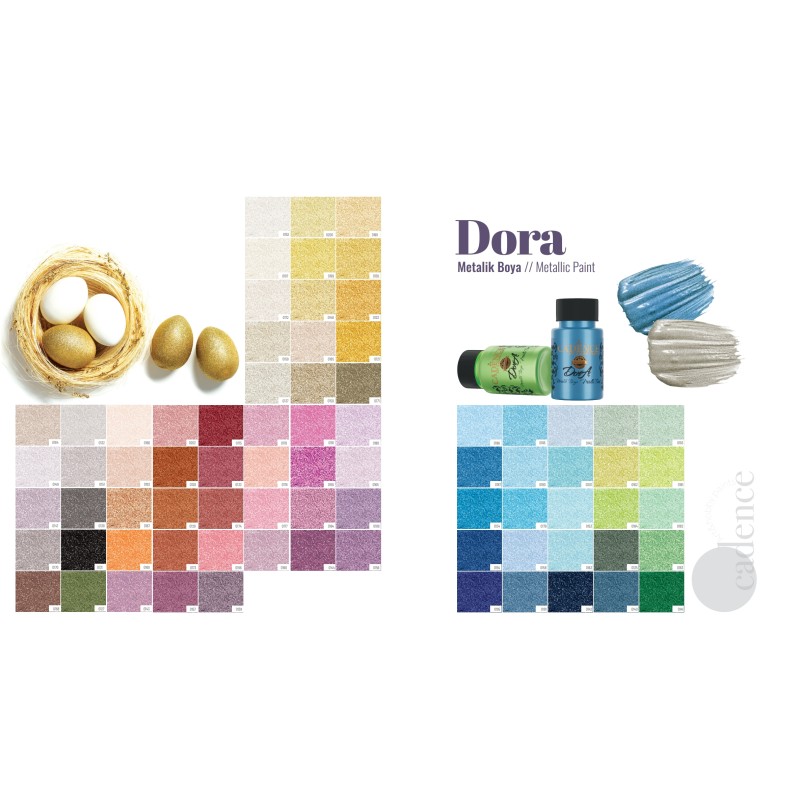 Farba metalizowana Dora 50 ml, kremowy