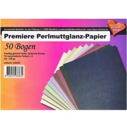 Papier dekoracyjny PERŁOWY A4
