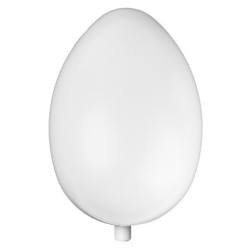 Jajko plastikowe z otworem, wys. 24 cm, Ø 17 cm