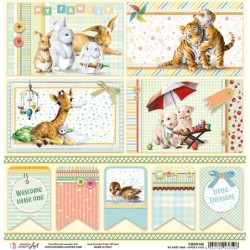 My First Year Cards&Tags arkusz papieru 30,5 x 30,5 cm