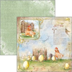 Aesop's Fables zestaw 12 kartek, rozm. 20,3 x 20,3 cm