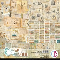 Ciao Bella zestaw papierów Sing of the time rozm. 30,5cm x 30,5cm