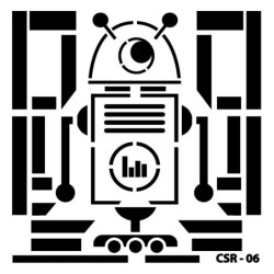 Szablon dla dzieci, Robot...