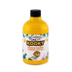 Farba do malowania palcami Cadence KOOKY, żółta 500 ml